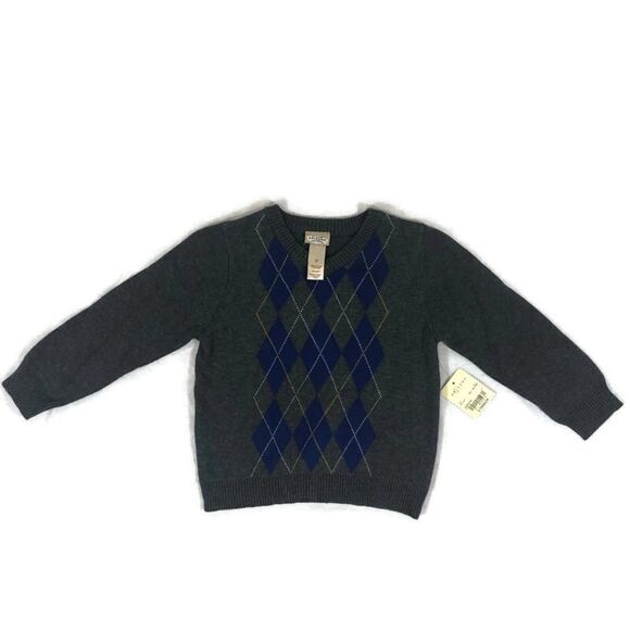Brand new with Tags Boys Arizona Argyle Sweater 3T - Picture 2 of 8